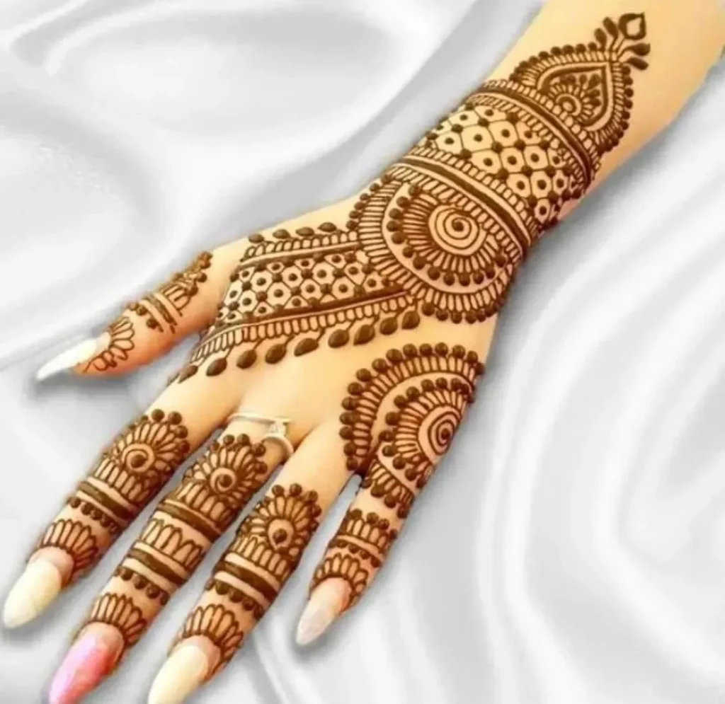 Mehndi design easy and beautiful back side