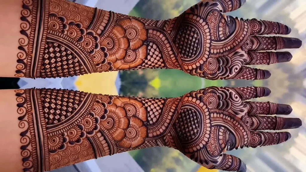 Mehndi design easy and beautiful front hand