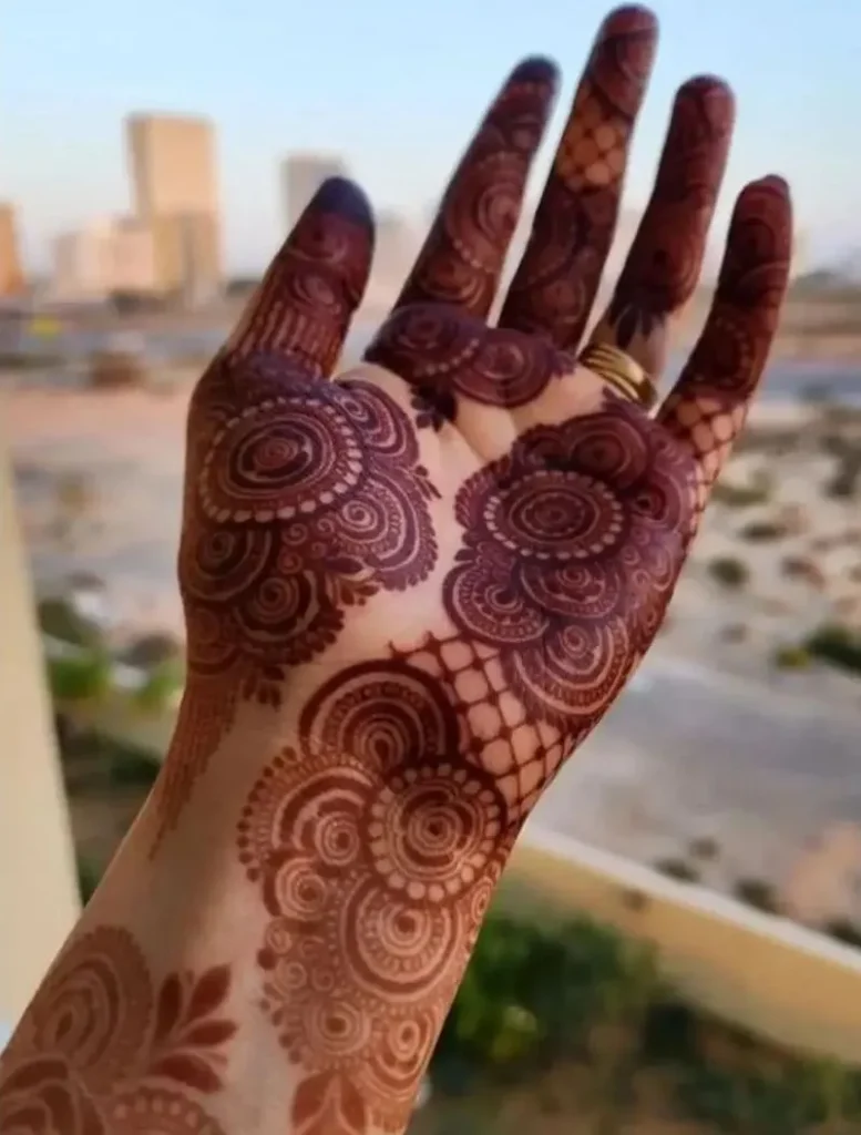 Mehndi design easy and beautiful images front hand