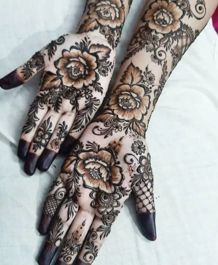Bridal Dulhan Mehndi Design for hand