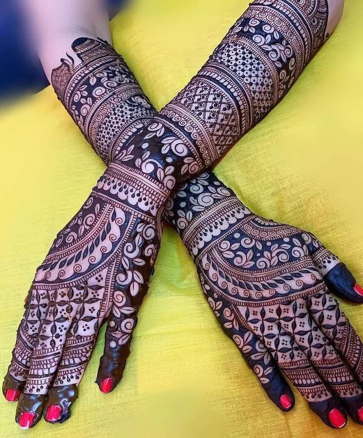 Full Hand Dulhan Mehndi Design