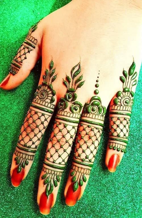 New finger mehndi design (latest finger mehndi design 2024)