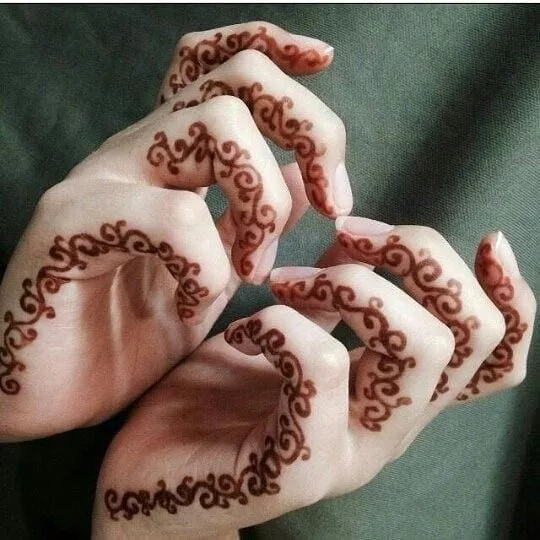 All Finger Mehndi Design Easy pattern design