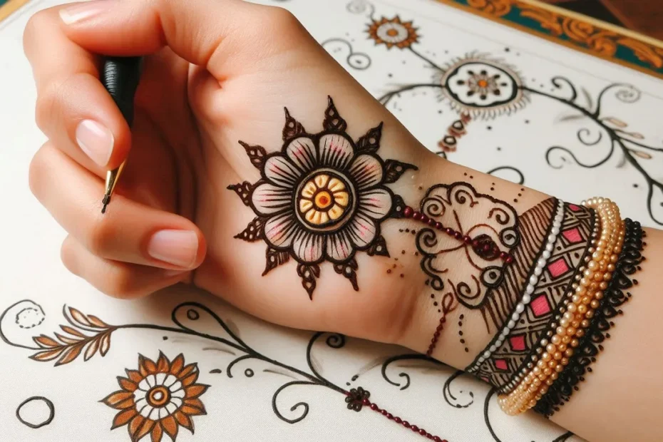 New Mehndi Design for Raksha Bandhan