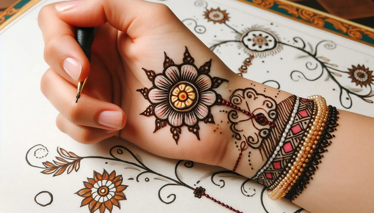 New Mehndi Design for Raksha Bandhan