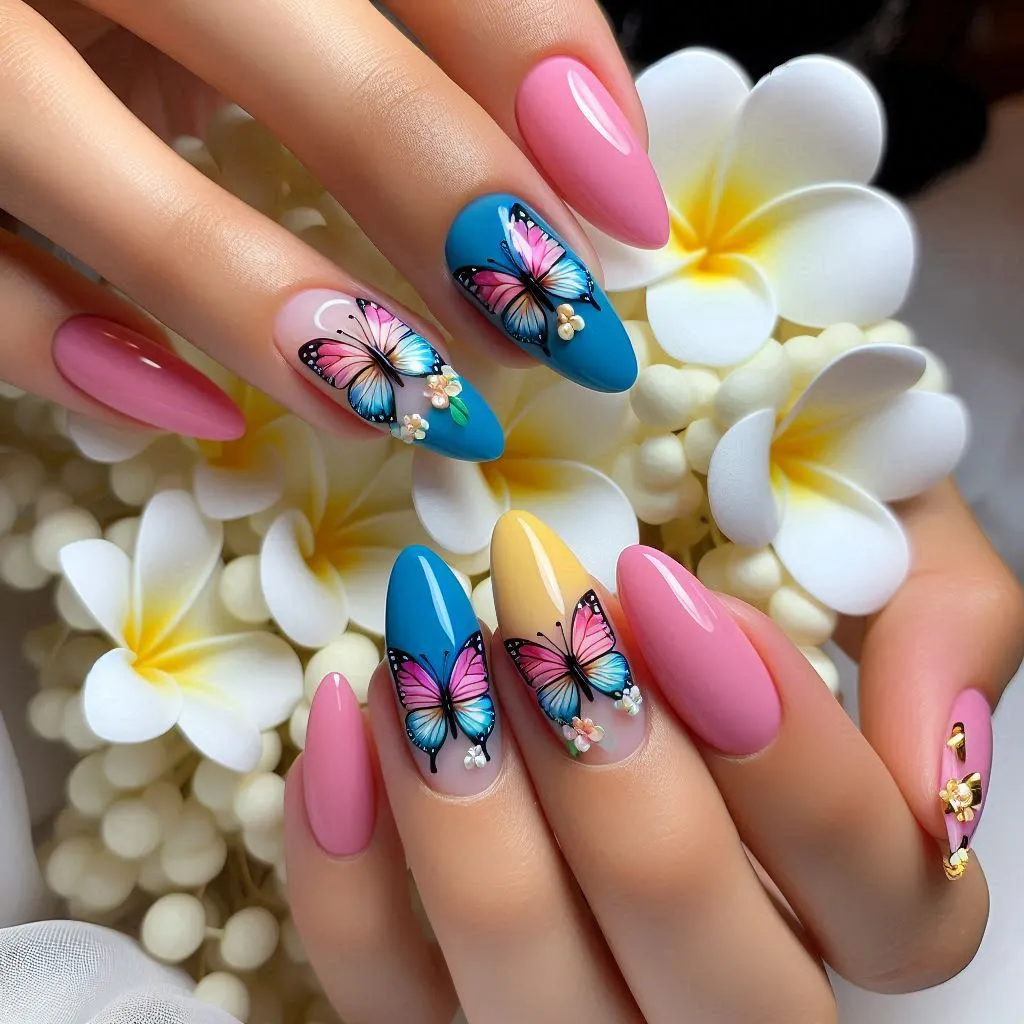 Butterfly Nails Design