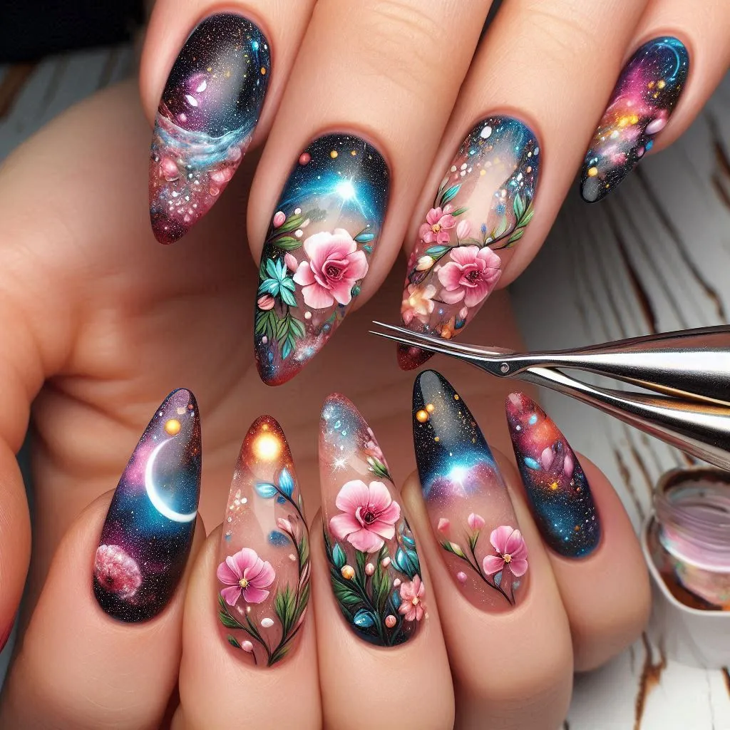 Flowers Nails Design | Nails Design 2024 | Nail Art Designs