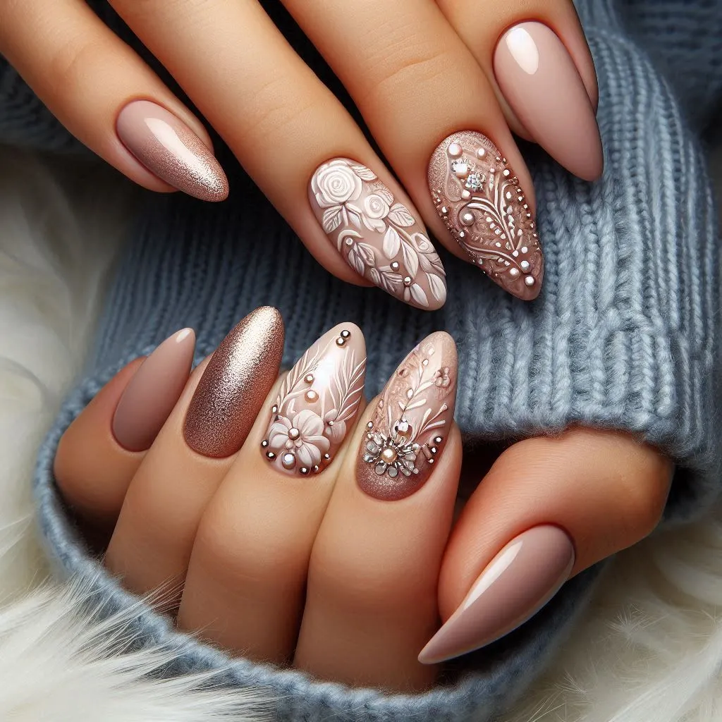 Flowers Nail Designs