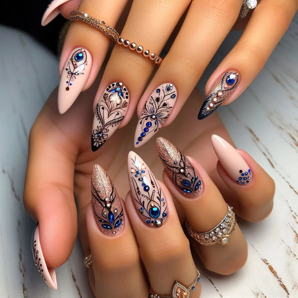 Flowers Nail Designs