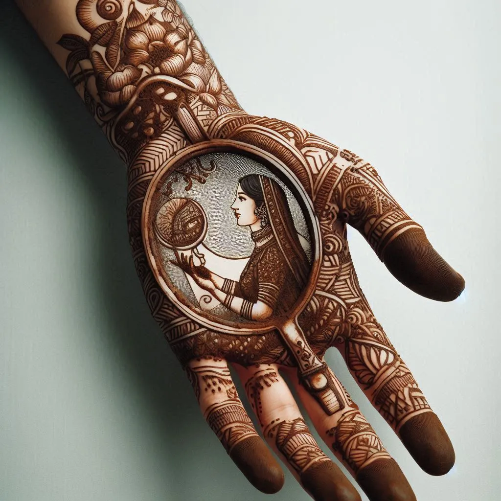 Mehndi Design for Karwa Chauth