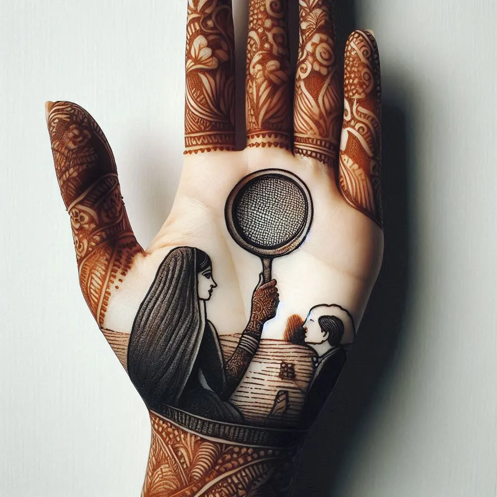 Mehndi Design for Karwa Chauth