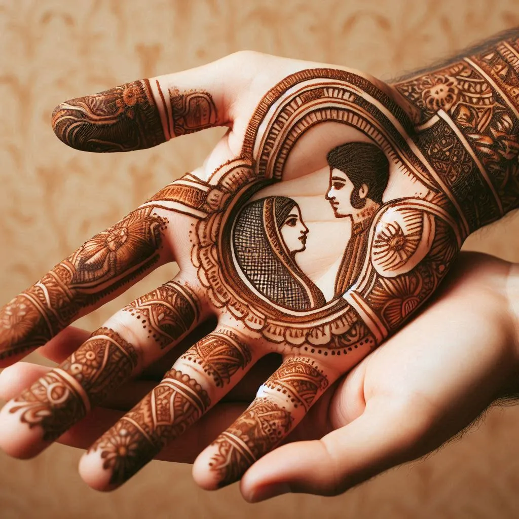 Mehndi Design for Karwa Chauth
