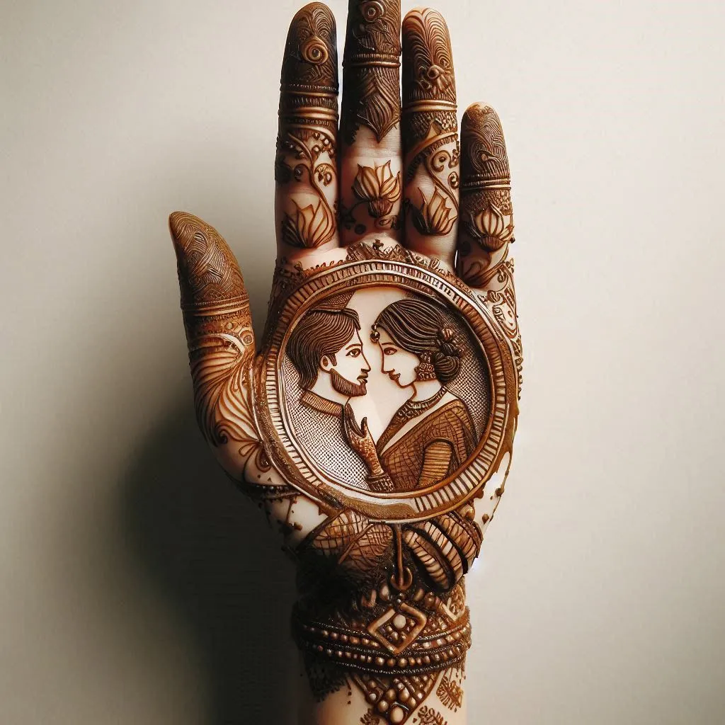 Bridal Mehndi Design for Karwa Chauth