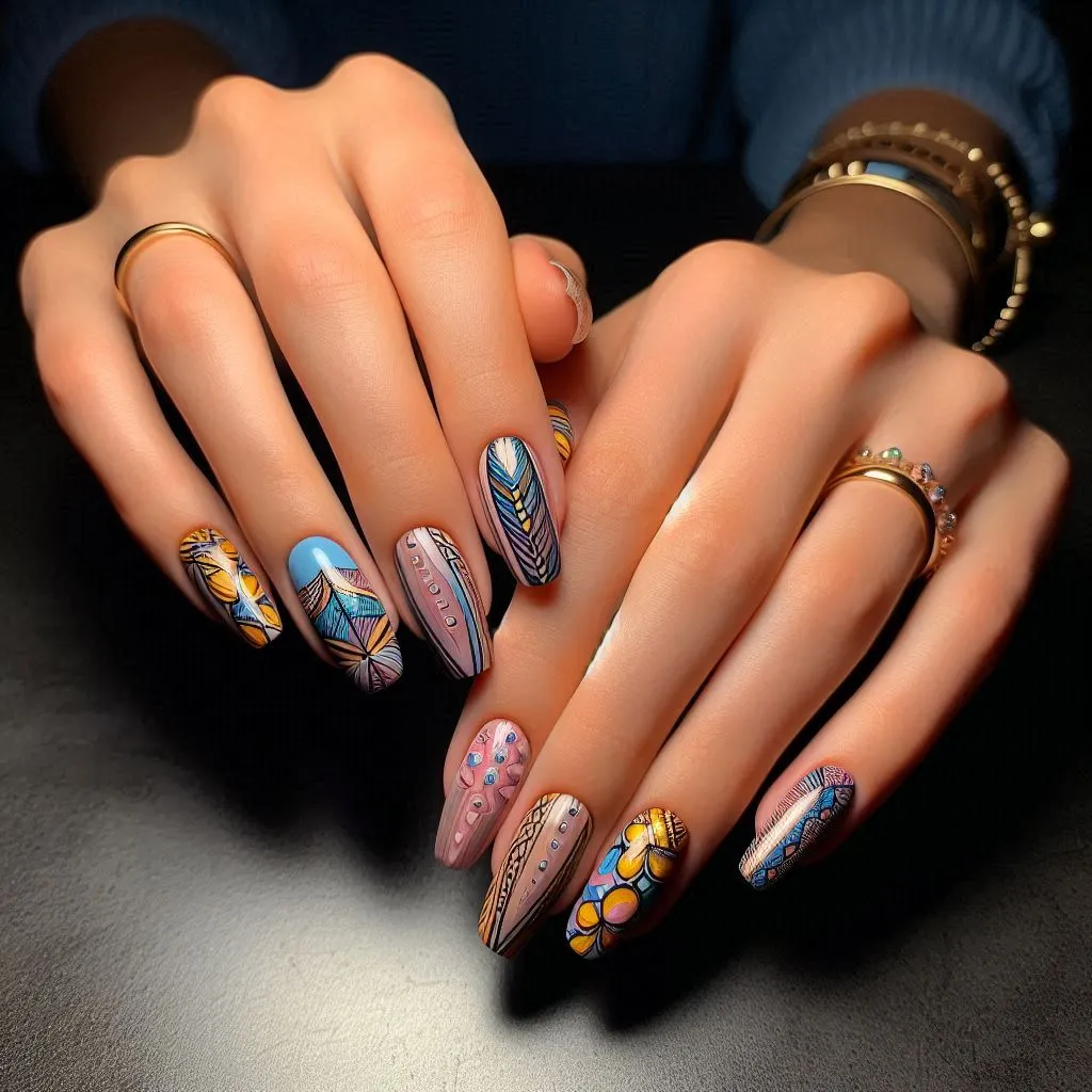 textured nails design13 | Nails Design