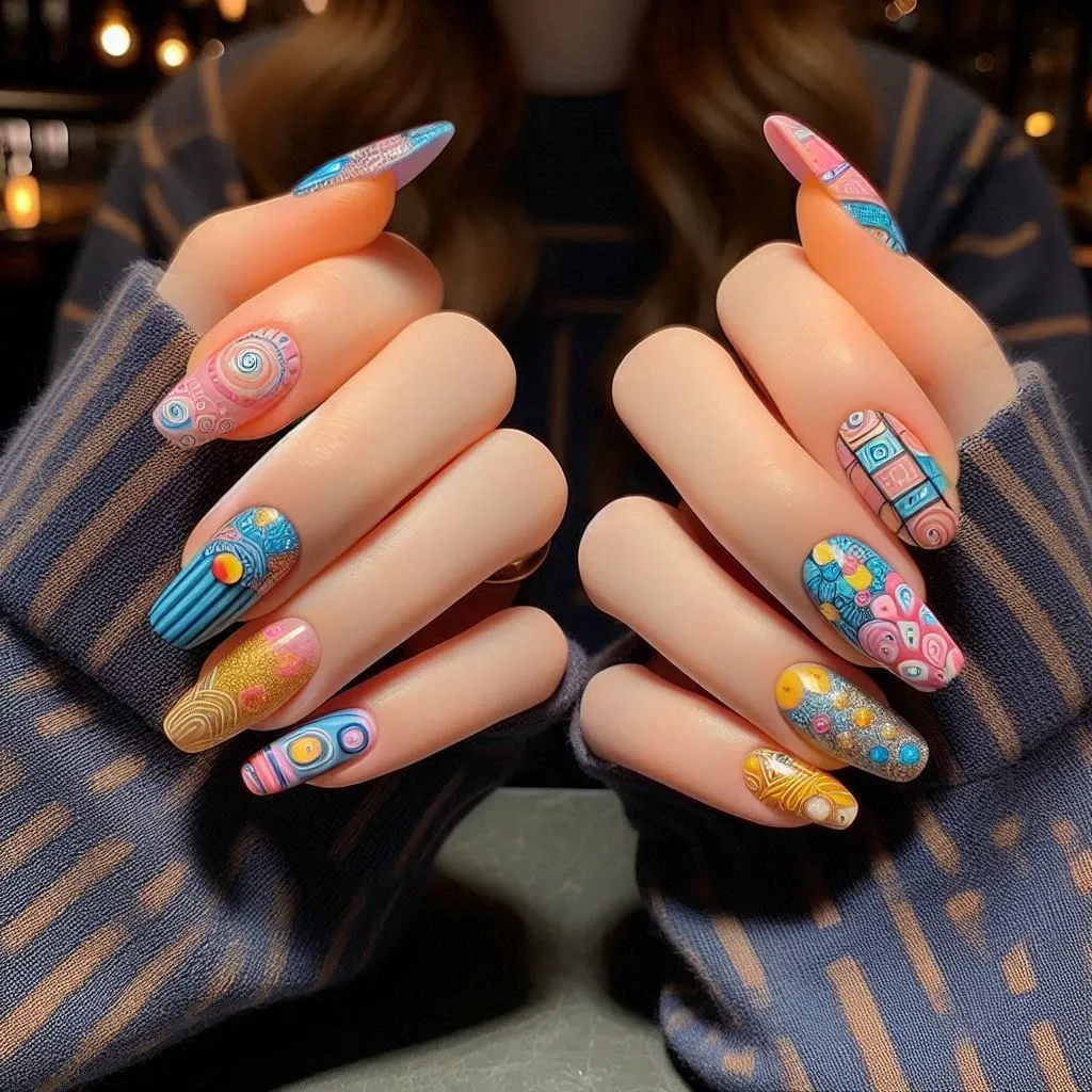 textured nails design14 | Nails Design