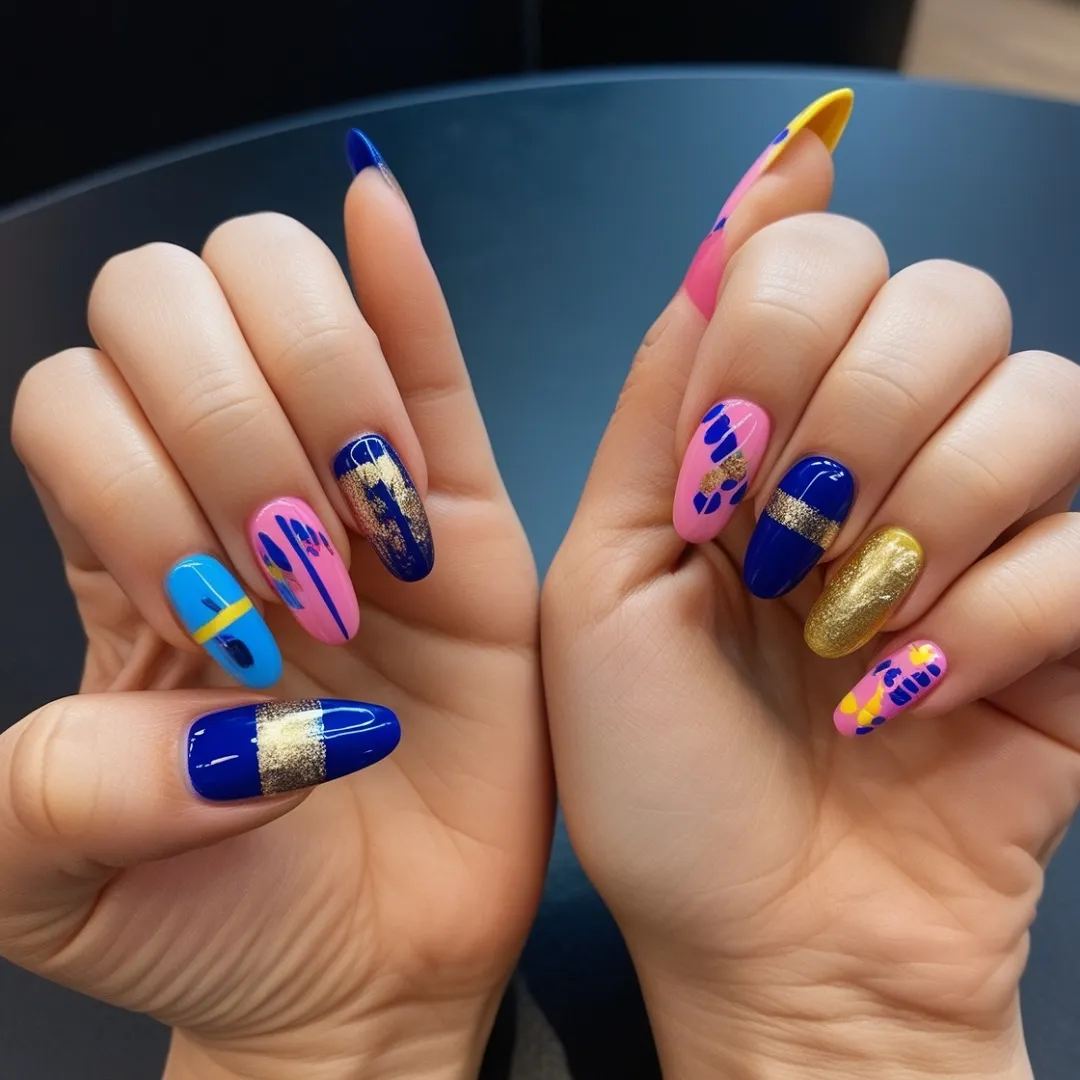 Textured Nails Design